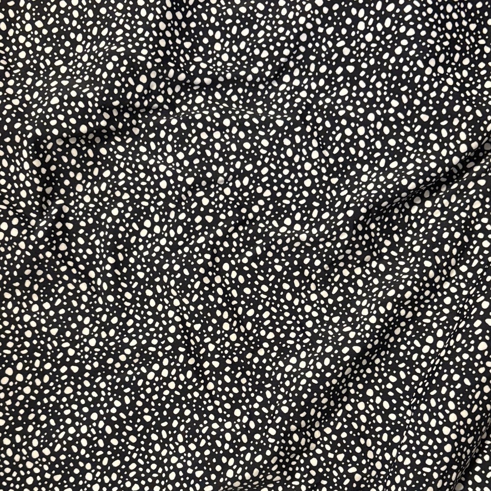 Shade & Shore Black White Speckled Long Sleeve One-Piece Swimsuit - Picture 2 of 9